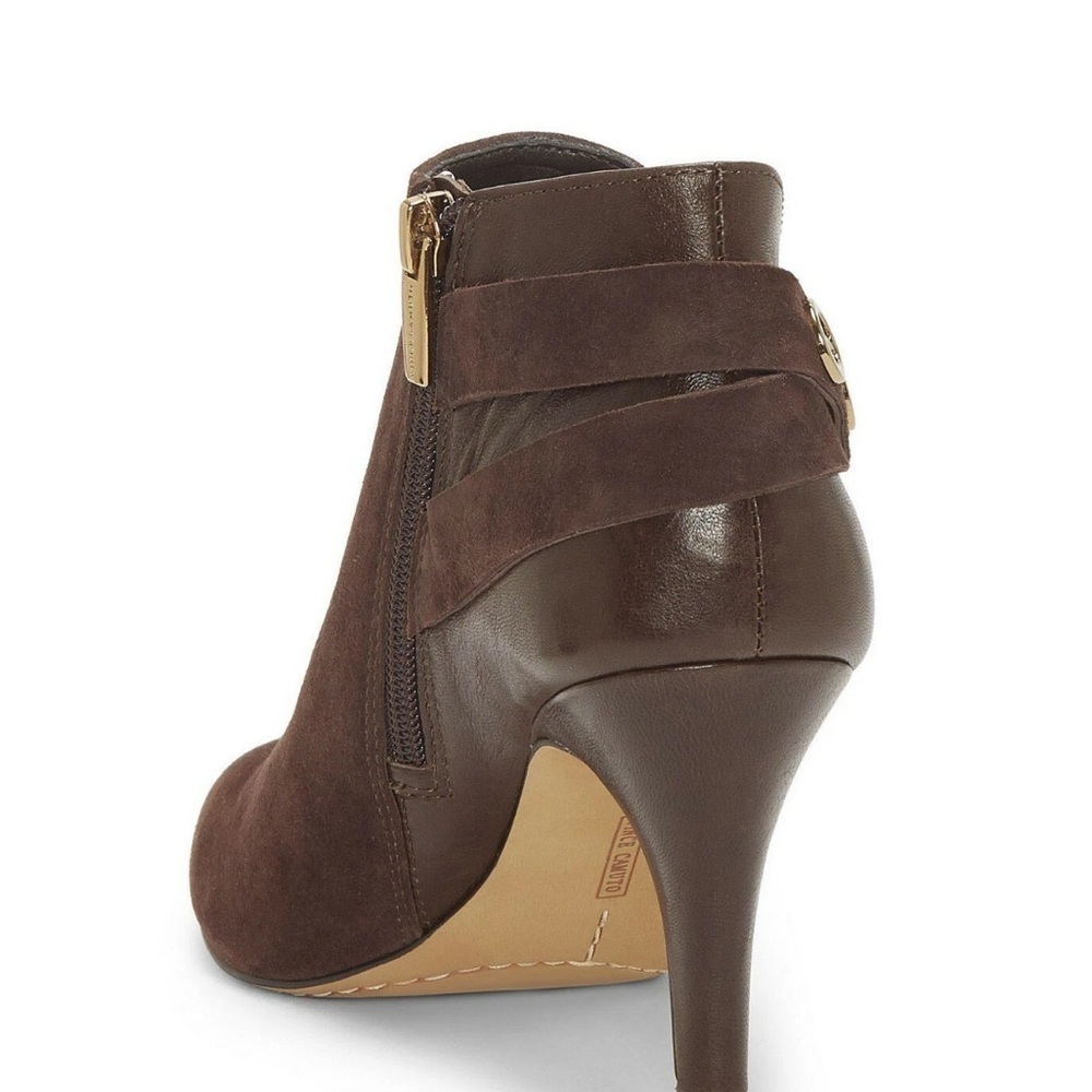 Vince Camuto venten Brown Ankle Booties - Picture 4 of 10